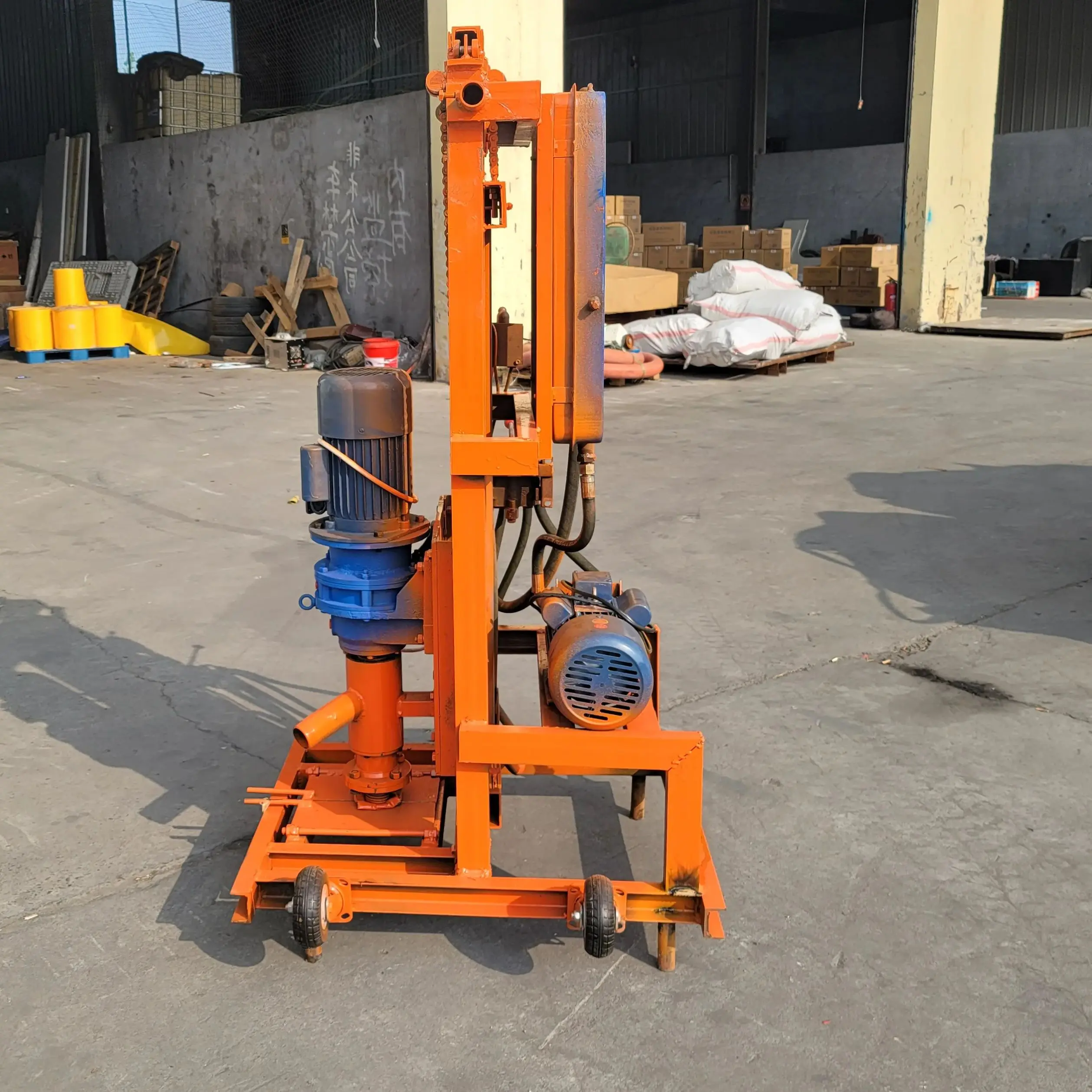 

Customized Long Service Life Portable Hydraulic Electric Lifting Water Well Drilling Rig