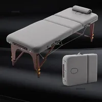 Speciality Folding Massage Table Commercial Salon Furniture Beauty Tattoo Bed Portable Spa Nordic Salon Wooden Massage Beds f l