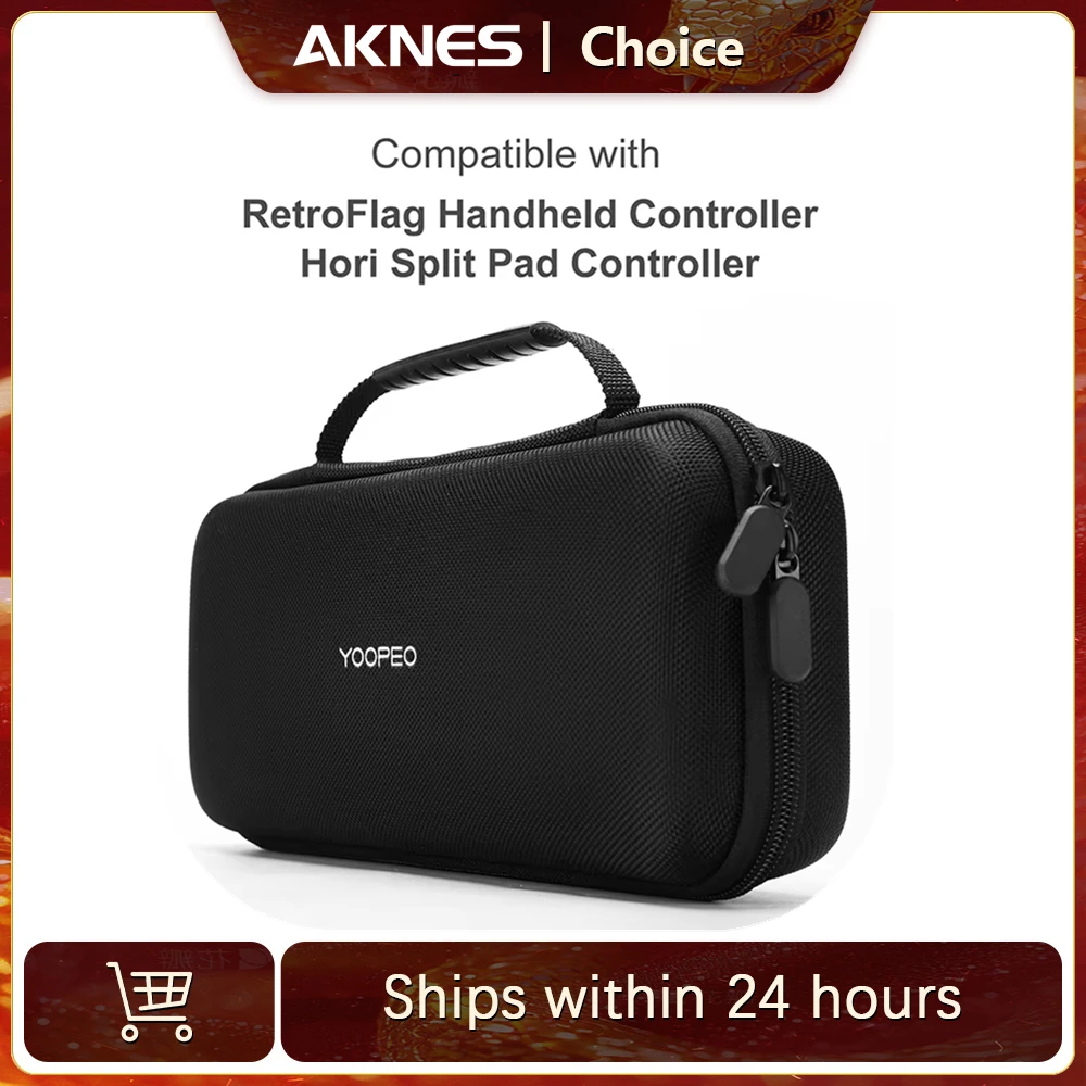 Yoopeo original portátil maleta para retroflag controlador portátil 10 saco de armazenamento de cartão de jogo para hori split pad gamepad caixa