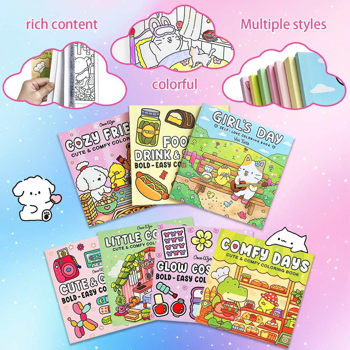 

Книжка-раскраска «Самая любовь» для девочек: очаровательные узоры животных и образ жизни, высококачественные страницы для творчества, релаксации и искусства, развлечения!