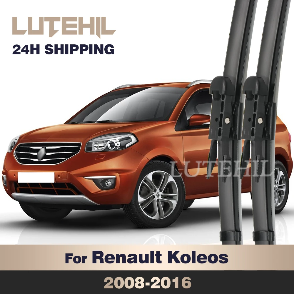 

Стеклоочиститель LUTEHIL для Renault Koleos MK1 2008-2016, передние щетки стеклоочистителя, щетка для лобового стекла, 24 "+ 19"