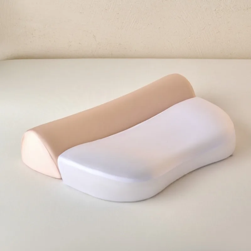 Zero-pressure memory pillow deep sleep neck pillow traction brocade ammonia breathable side sleep household pillow