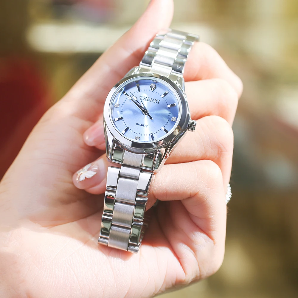 CHENXI Women Watches Casual Simple Stainless Steel Luxury Watch For Women Lady Fashion Quartz Wrist