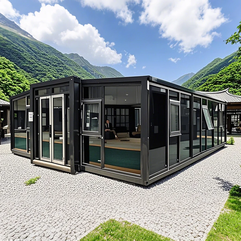 Container Homes Folding Prefabricated Tiny Home Villa Foldable Prefab House Expandable for Living Australian Standards House