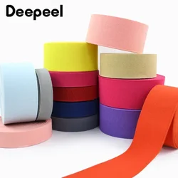 8Meters Deepeel 20-50mm Wide Elastic Bands 1.2mm Thick Waistband Rubber Band for Sewing Clothes Pants Underwear Stretch Ribbon