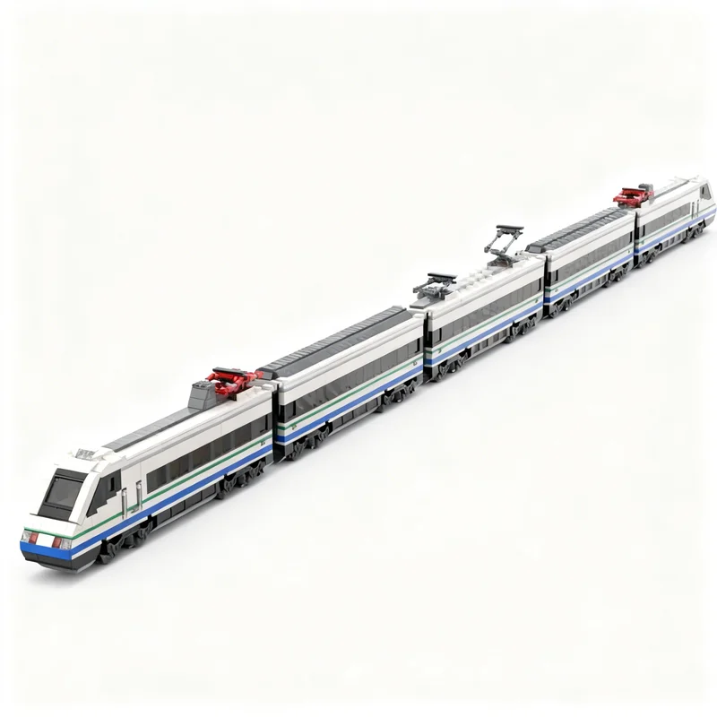 3136pcs MOC ETR The Italien Railway FS Train Model Building Blocks Toys Construction Christmas Gift Brick Idea Education DIY