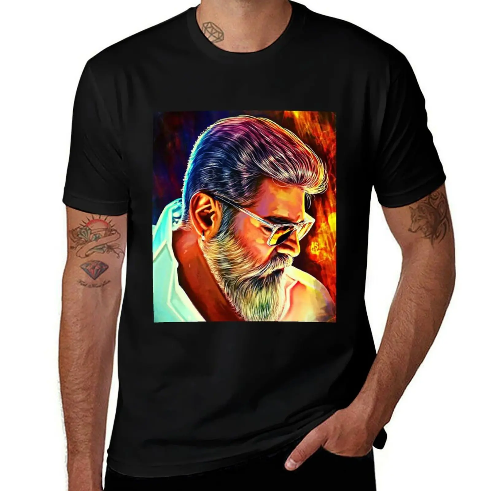 

THALAAJITH THUNIVU T-SHIRTS NEW RELEASE 2023 JANUARY T-Shirt anime t shirts sweat Blouse t shirts for men
