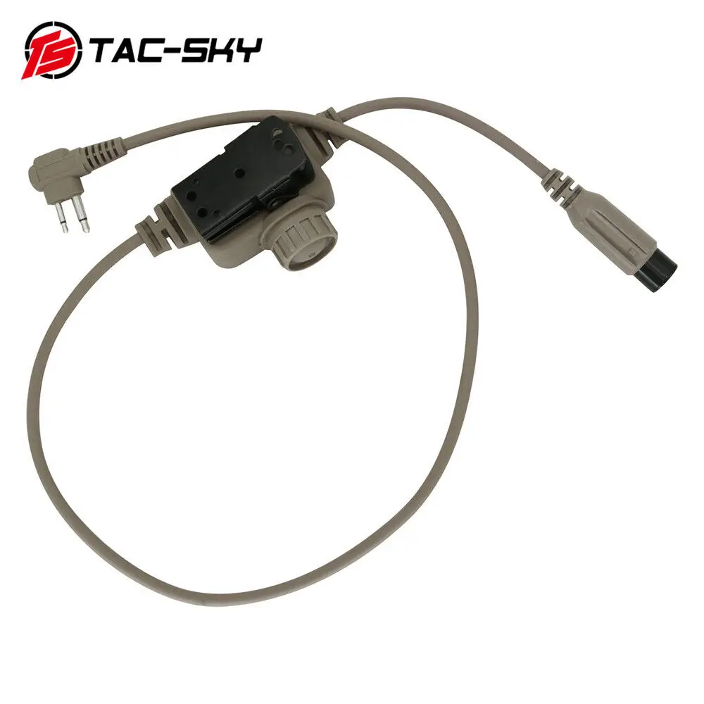 TAC-SKY RAC PTT Adapter 2 Pin Motorola Compatible Tactical COMTA I II III /SORDIN /Tci Liberator II/TEA Hi-Threat Tier Headset