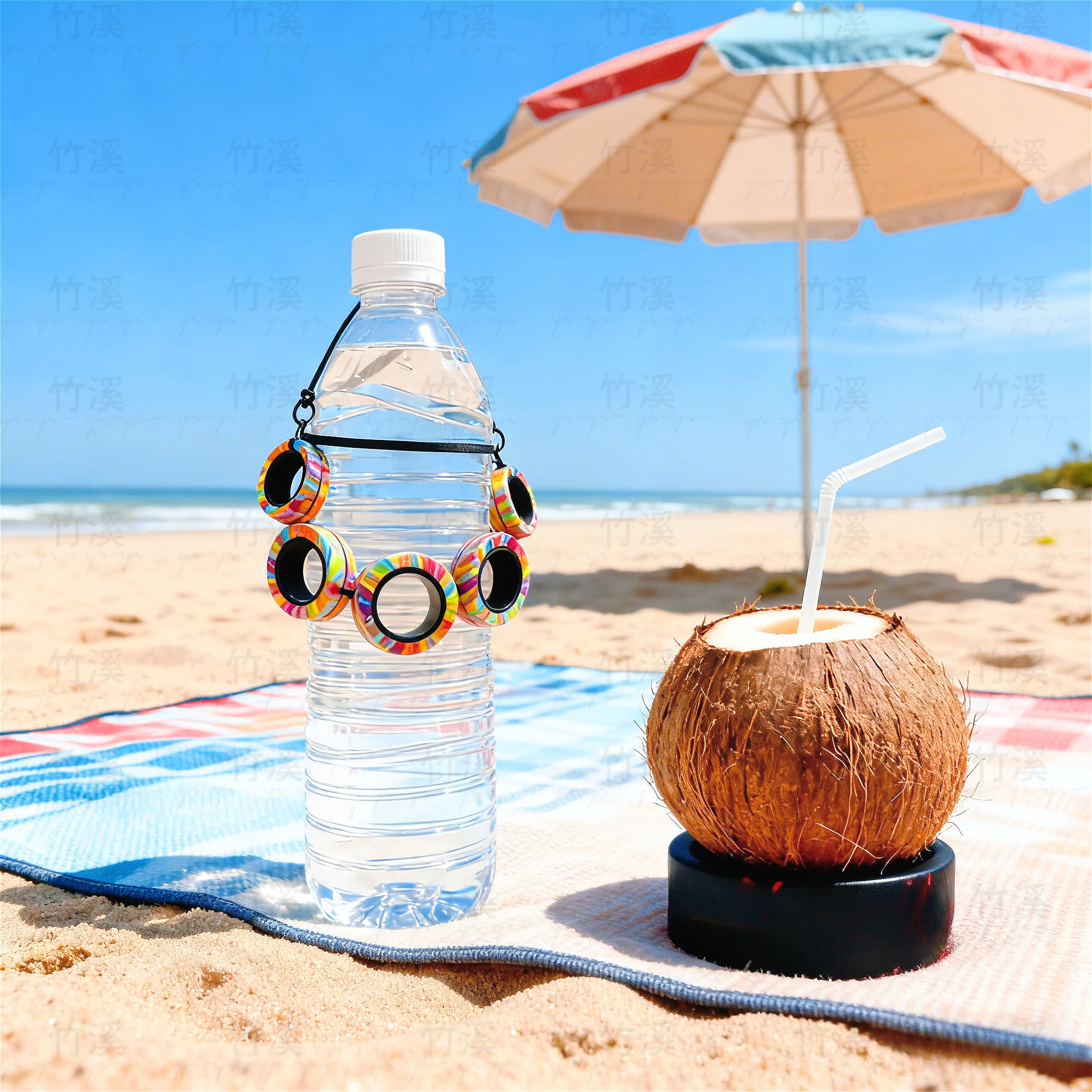 ●Magnetic Spinner Rings Set of 3 - Fidget Toys for Adults, Teens & Kids, Stress Relief, Stainless Steel