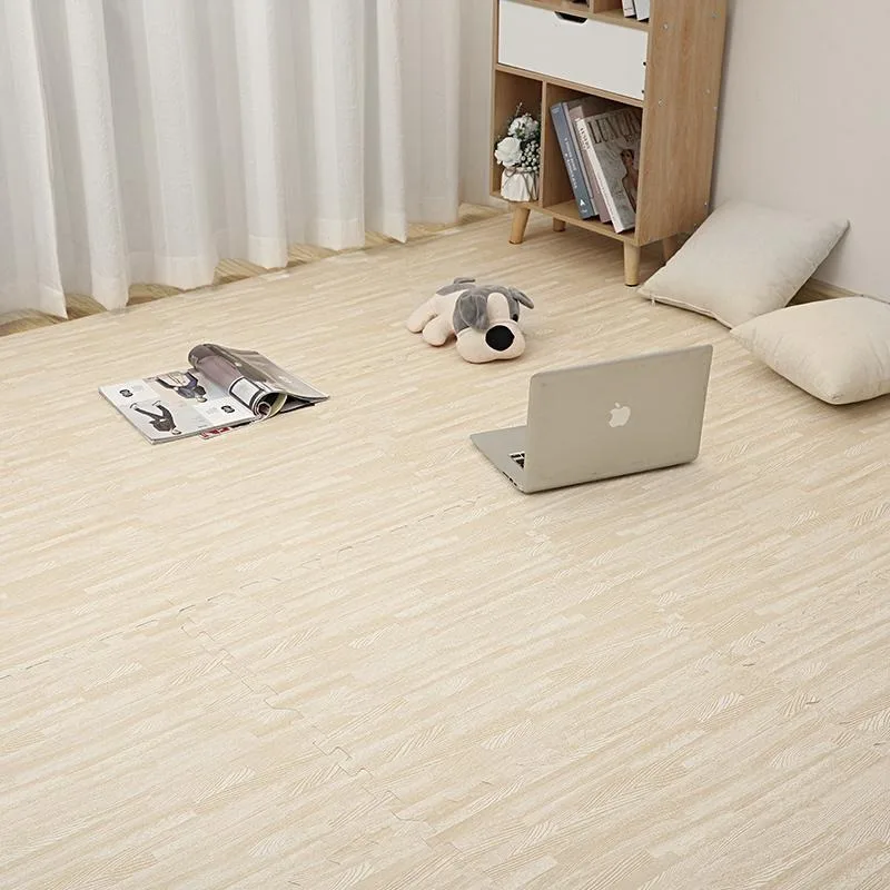 16PCS Yoga Mat Puzzle Play Mat for Home, Wood Grain Foam Floor Mat Thickened Bedroom Puzzle Sponge Mat 30*30 Yoga Gear