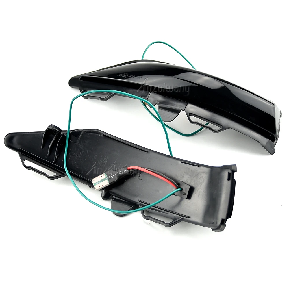 

Подходит для Ford Fiesta ST Line MK8 2018, Стайлинг автомобиля, светодиодный боковое крыло, динамический указатель поворота, индикатор зеркала заднего вида