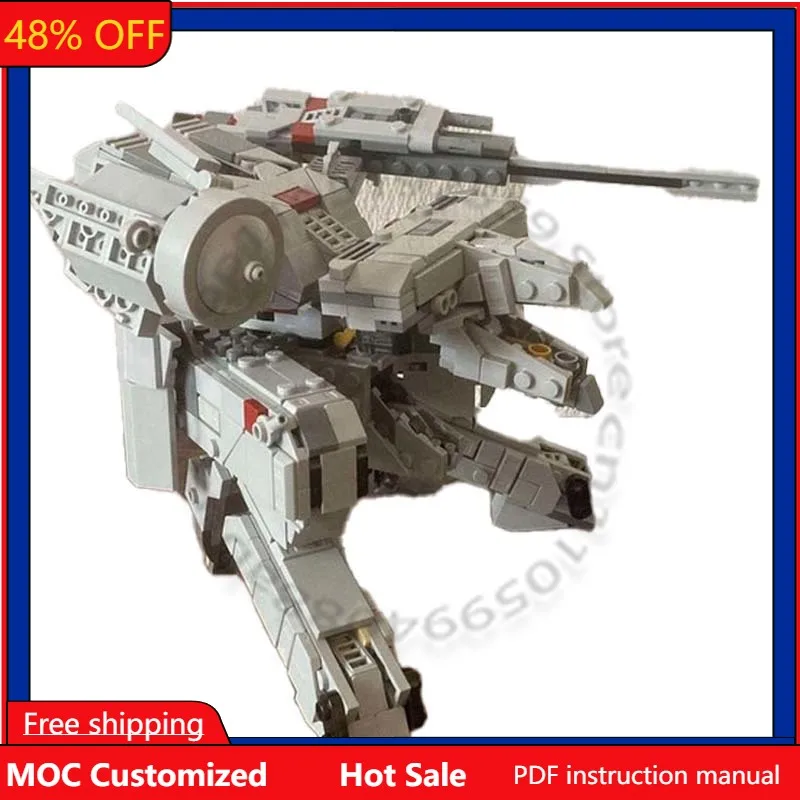 

582 PCS Star Fighting Rex MOC Customize Modular Building Block Model Popular Design Simple Educational DIY Assembly Toy Gift