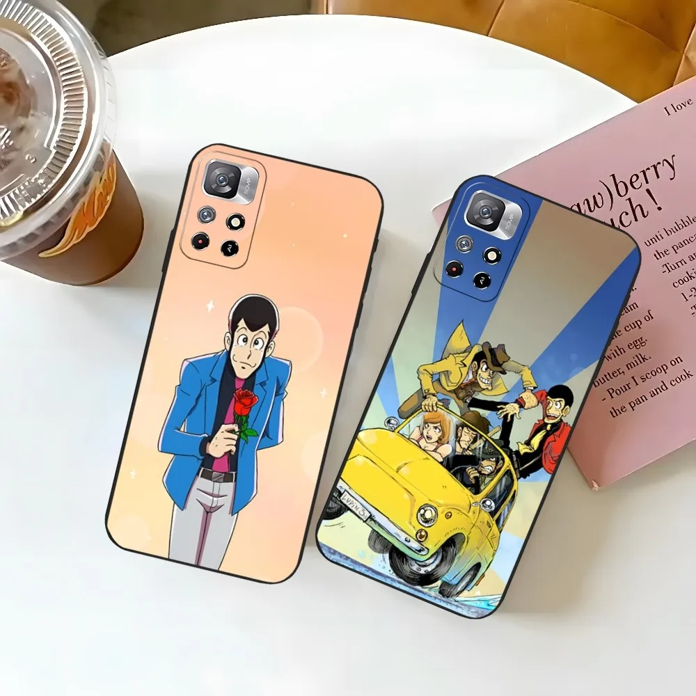 Lupin The Third Anime Phone Case for Xiaomi Redmi Note 14 12 11 13 9 Ultra 10 Lite POCO F4 F5 X5 Pro Plus Cover