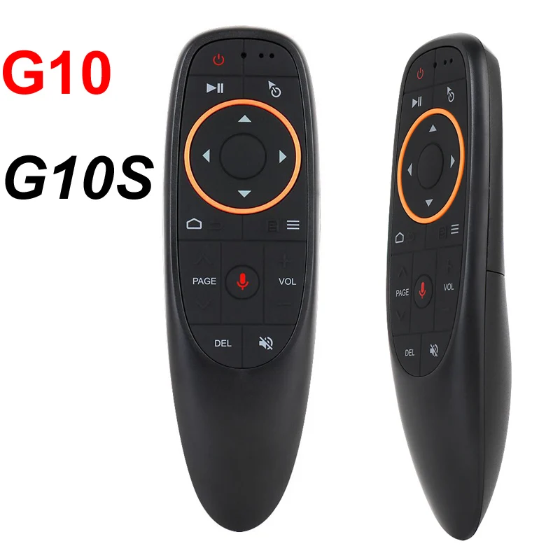 G10/G10S Air Mouse Voice Remote Control 2.4G Wireless Gyroscope IR Learning For H96 MAX   X88 PRO X96 MAX Android TV Box