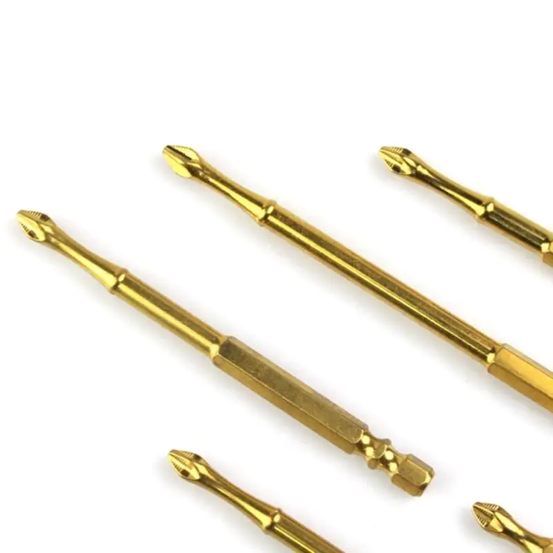 652F Professional Impact Driver Bits, Antislip Coating Power Power Accessories สำหรับ Precisiosn Fastening Maintenance