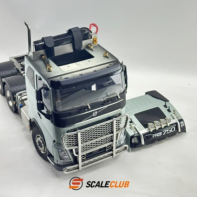 이빙 Scaleclub High Roof Body Magnetic Attraction Set для 1/14 Tamiya RC Truck SCANIA 770S 56368 56371 VOLVO FH750 ACTROS Car