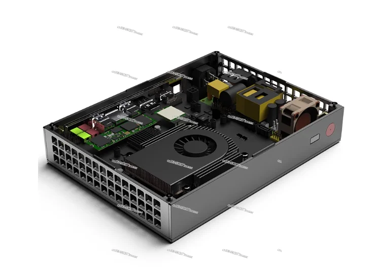 1.8-liter Mini DC-MX2 Low-profile Itx Half-height Chassis, All-aluminum, Double-sided Chamfer