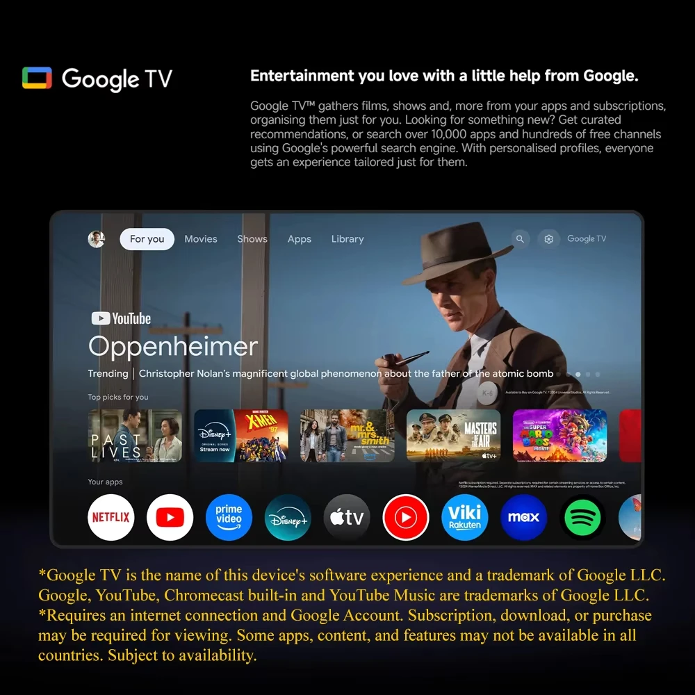 Xiaomi TV Stick 4K (2nd Gen) Global Version Google TV Smart HDR 2GB RAM 8GB ROM Bluetooth 5.2 Mini TV Dongle Streaming Media