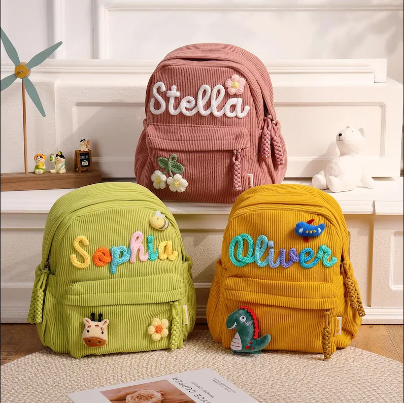 mochila-personalizada-para-criancas-com-nome-mochilas-personalizadas-como-presente-mochila-para-livros-de-criancas-mochila-de-corduroy-para-criancas-presentes-para-volta-as-aulas