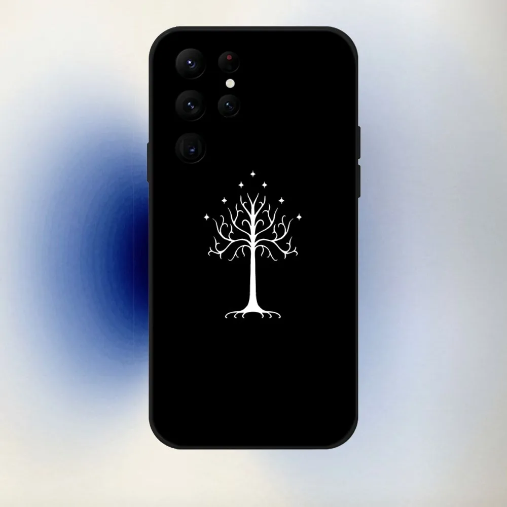 White Tree of Gondor  Phone Case For Samsung S24,23,22,30,21,10,9,Ultra,Plus,Lite,FE,5G Black Soft Case