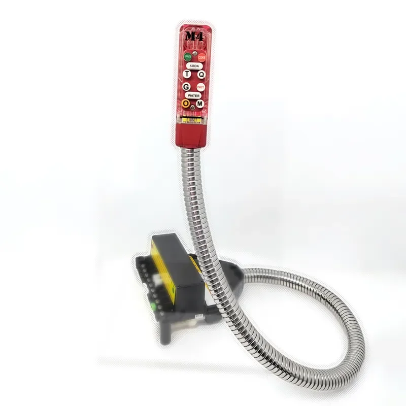 Soda Stick Gun System with Undercounter Cooler for Mixing Soda Fountain Drinks After Dispensing