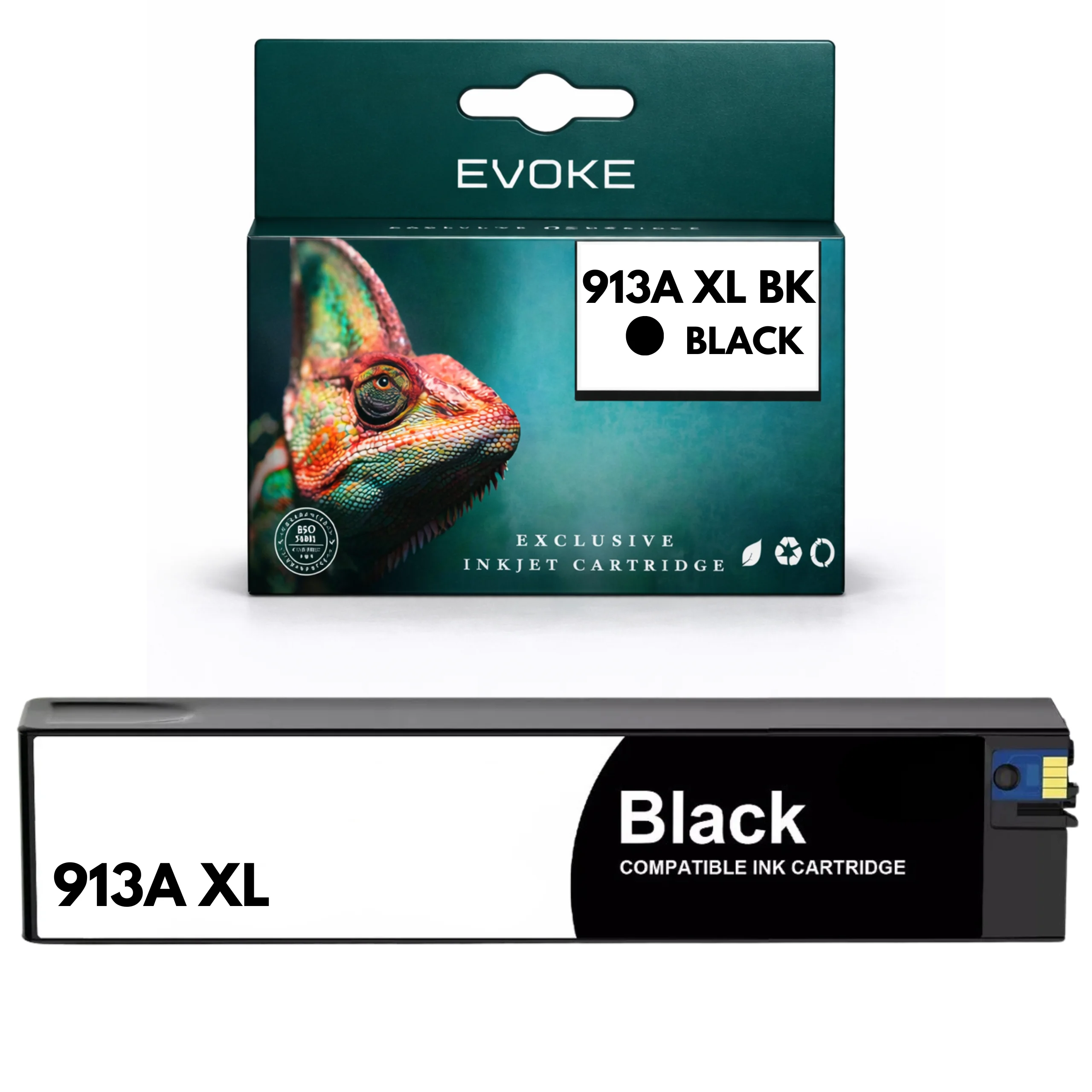 Evoke Compatibele Toner voor Hp 913A L0R95Ae Zwart Pagewide 352Dw/377Dw P55250Dw P57750Dw 477Dw