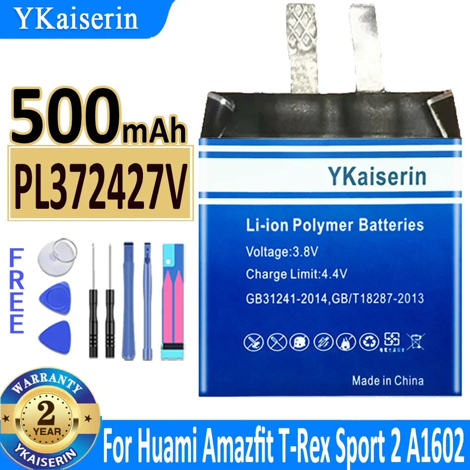 YKaiserin Pl332728v Battery for Huami Amazfit Stratos 2 3 Stratos2 Stratos3 A1609 A1619 A1928 Watch A1602 A1612 Batteries