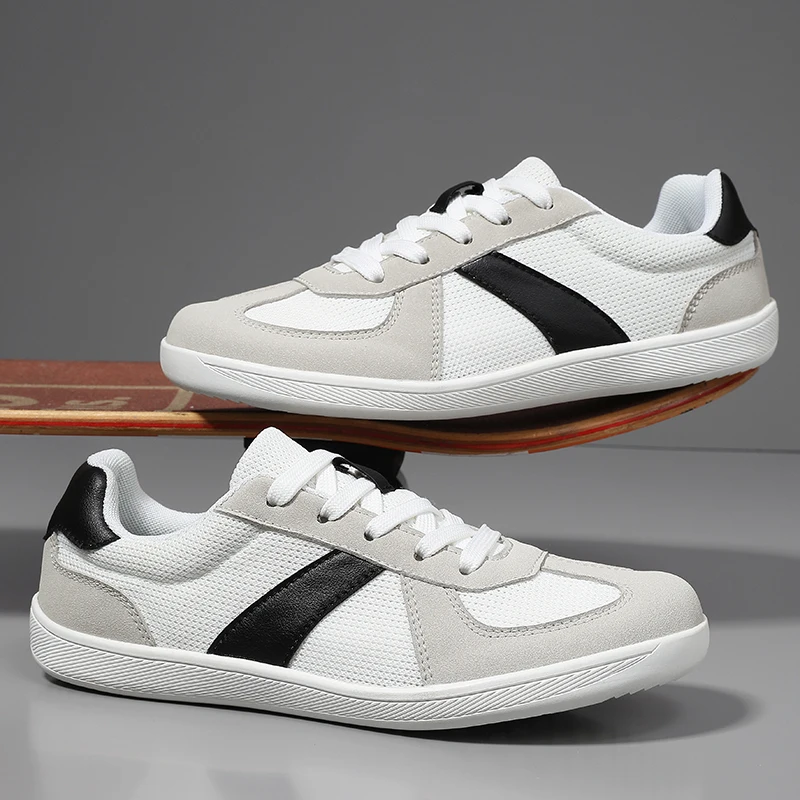 

Дышащая мужская обувь Dezen Shoes, корейская версия, модная и универсальная для студентов, модная и повседневная спортивная обувь.