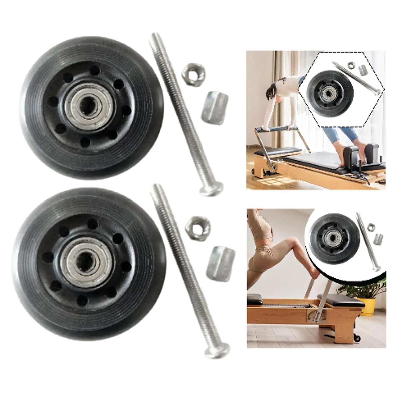 عجلة محمل عجلة البيلاتيس المصلح لوازم آلة البيلاتيس المصلح