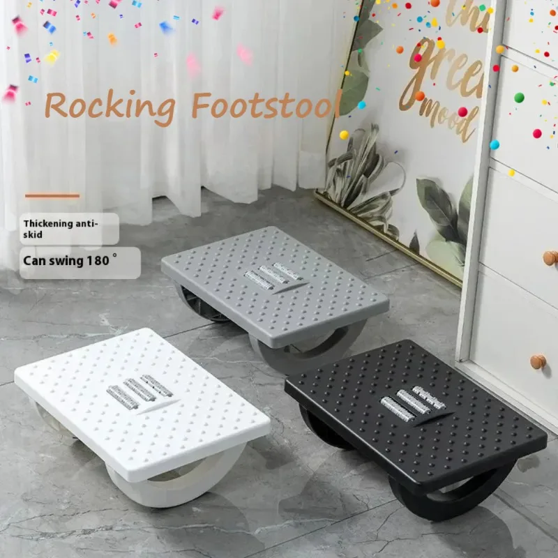 دواسة قدم تحت الطاولة، أرجل مضادة للالتواء نصف دائرة 180 °   هزاز الاسترخاء الترفيه الركاب مكتب دواسة القدم