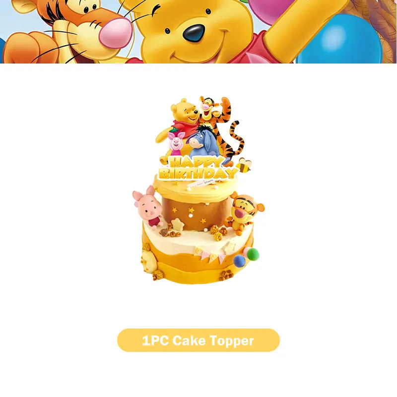 Winnie de Poeh thema verjaardagsdecoratie Banner Ballonnen Cadeauzakjes Bekerbord Tafelkleed Taarttoppers Feestartikelen Gunsten