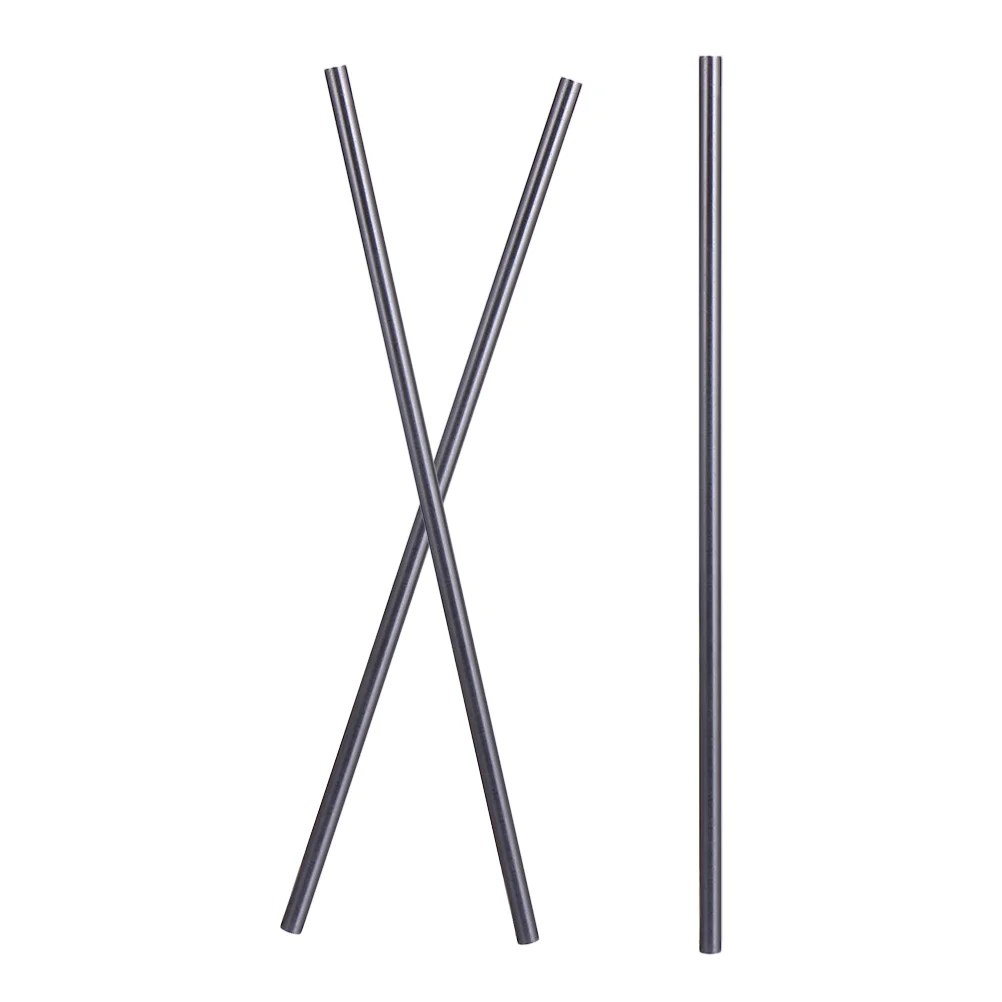 3 Pcs Graphite Rod Stirring Rods Sticks Mixing Conductive for Casting Melting Black