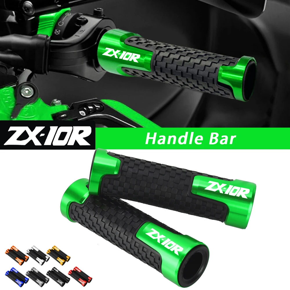 دراجة نارية عدم الانزلاق مقود قبضة المطاط المقود القبضات لكاواساكي ZX10R/SE/الأداء/KRT نينجا ZX10R 2008-2023 2024 2025