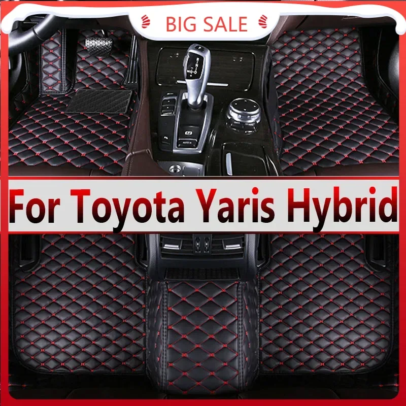 Car Floor Mats For Toyota Yaris Hybrid Mazda2 Hybrid MXPH11 2021 2022 2023 Waterproof Protective Pad Floor Cover Car Accessories