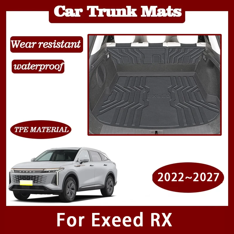 

Car Trunk Mats For Exeed RX Yaoguang Omoda C9 2023 2024 2025 2026 2027 Carpet Storage Pads Cargo Liner Cover Auto Accessories