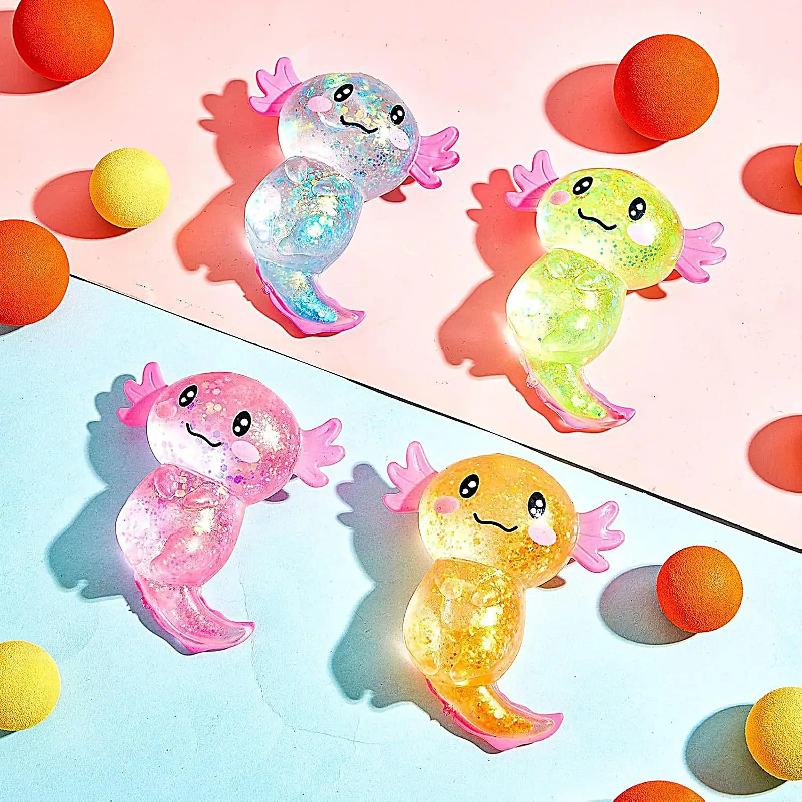 squeeze-toys-for-kids-4-pieces-cute-salamander-decor-sparkling-fidget-animals-for-children-adults-teens-indoor-classroom