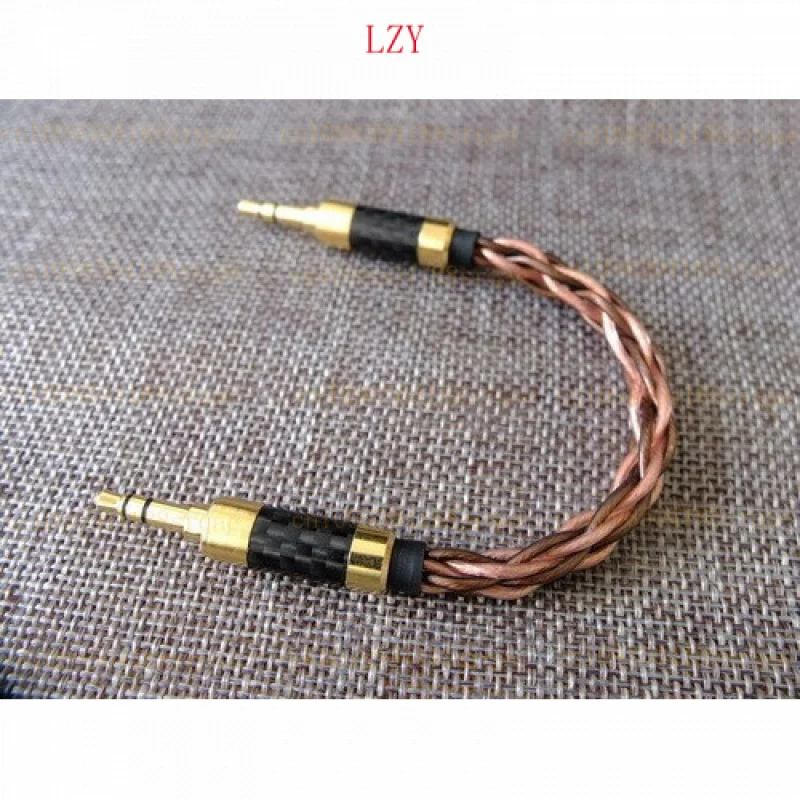 95new DIY لسوني كيمبر كابل سلك مُعاد تركيبها التوازن 8-سلك مضفر كابل 3.5 مللي متر جاك 10 سنتيمتر