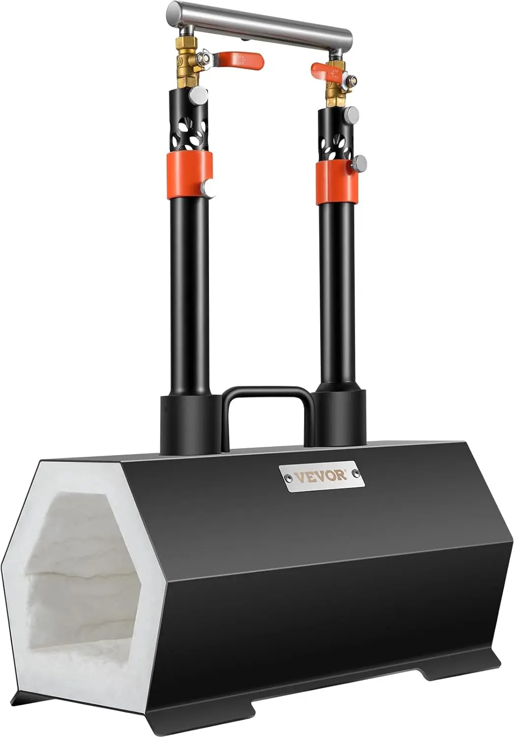 

Portable Propane Forge, Double Burner Tool and Knife Making, Large Capacity Blacksmith Farrier Forges,Mini Furnace Blacksmithing