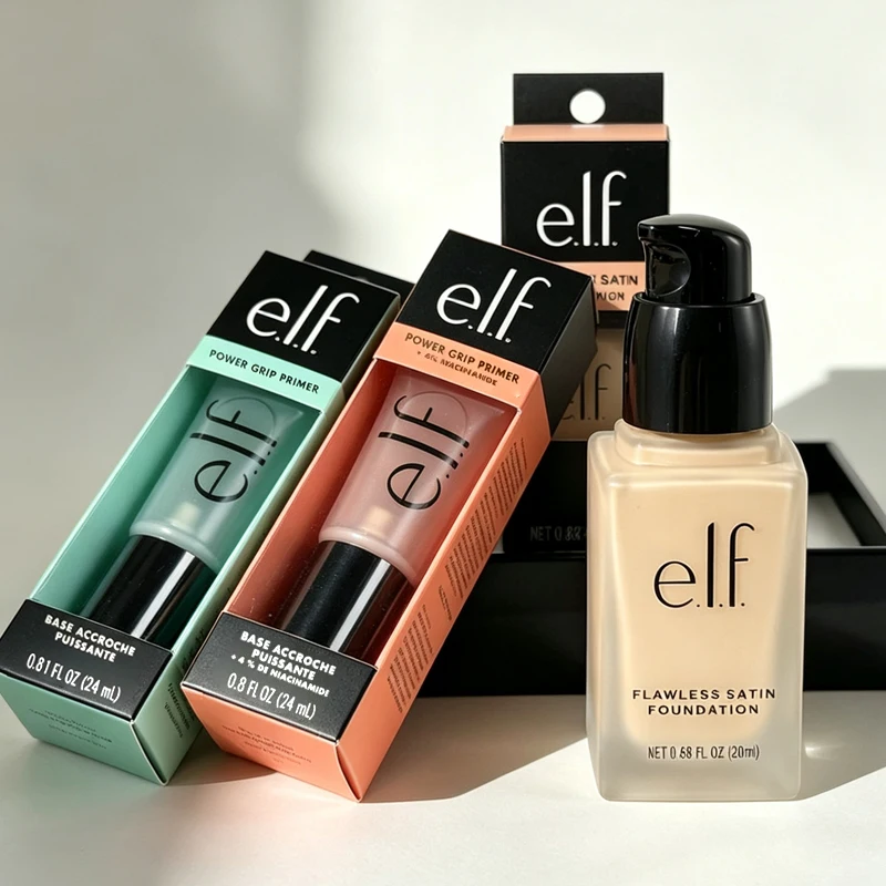 Bestselling Brand Elf Skincare Products Pre Makeup Gel Gel Green Primer Exfoliate Clean Pores Makeup Setting Spray Liquid
