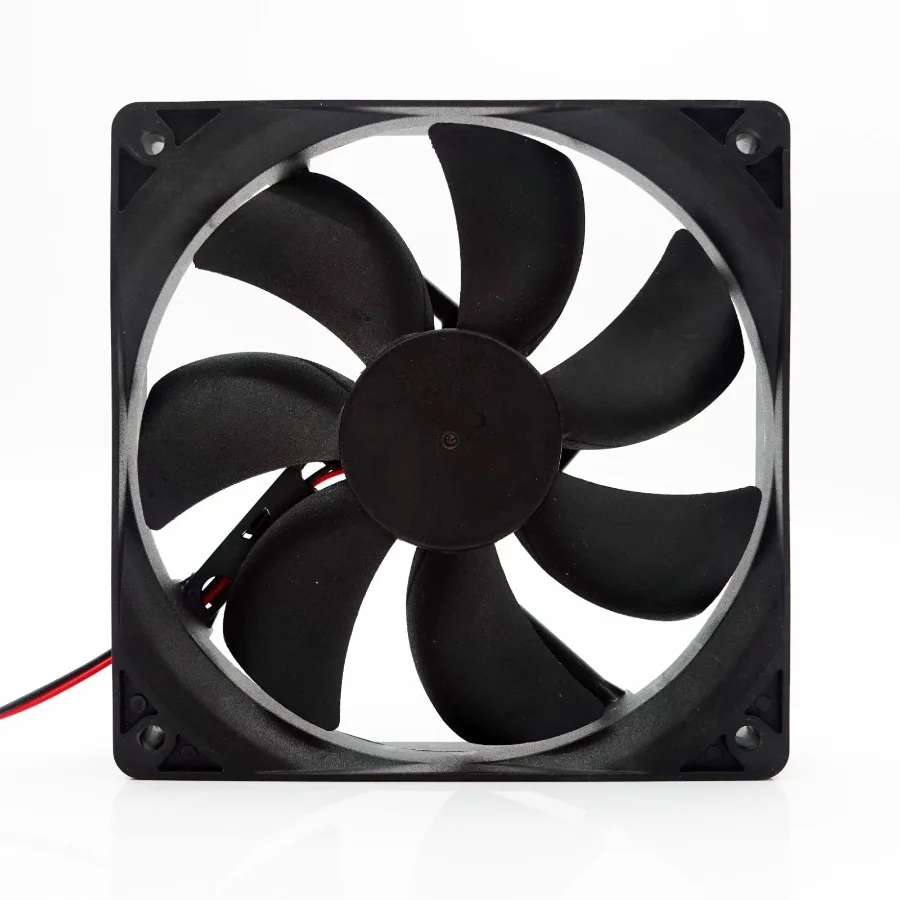 For M YM1212PTB1 12025 DC12V 0.50A 12CM 2-Wire Double Ball Bearing Cooling Fan