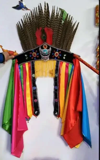 

Shamanic Headdress Shamman Hat American Ancient Cosplay Feather