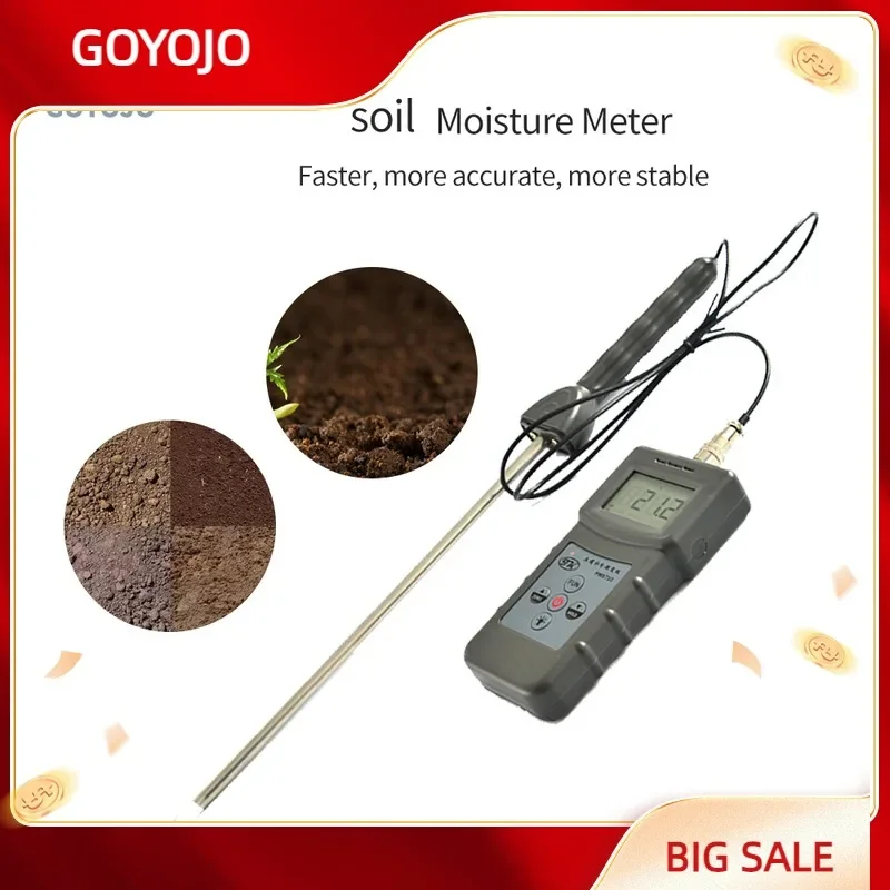 PMS170 Soil Moisture Meter Humidity Tester And Detector For Various Planting Soils Infrastructure Testing