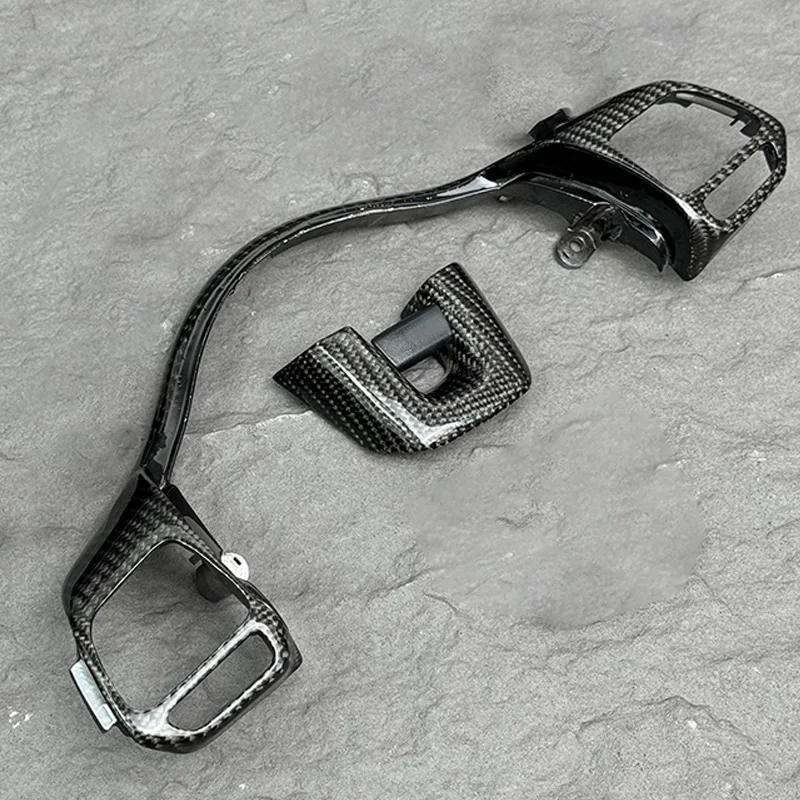 5K 0998537 B 5K 0998537 C 5K 0998537   Glanzend Zilver Koolstofvezel Stuurwiel Schakelaar Knop Frame Trim Voor Golf MK6 GTI MF R2