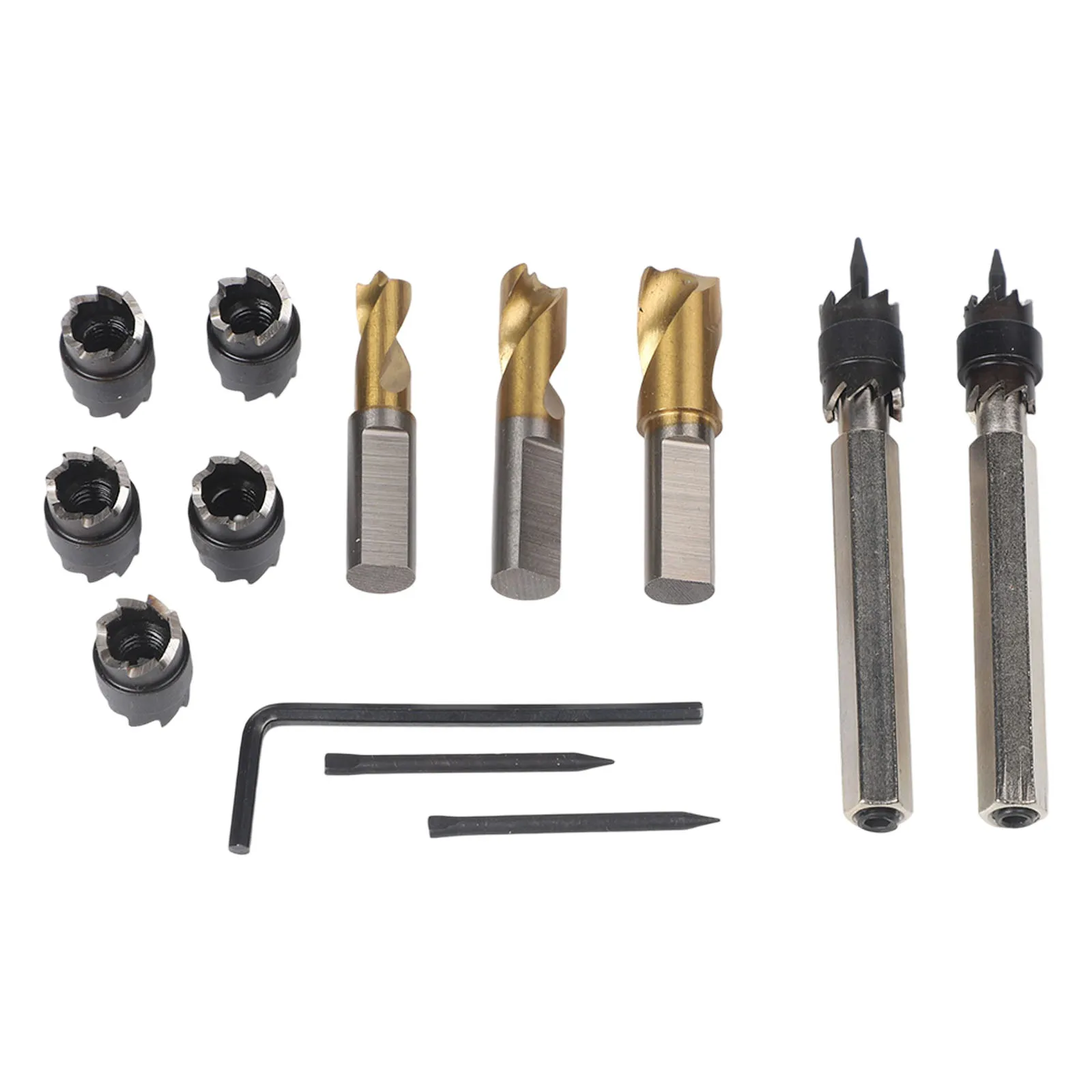13pcs HSS SpotWeld Cutter Set for Professional Metalworking Applications with Innovative Design for Secure Handling