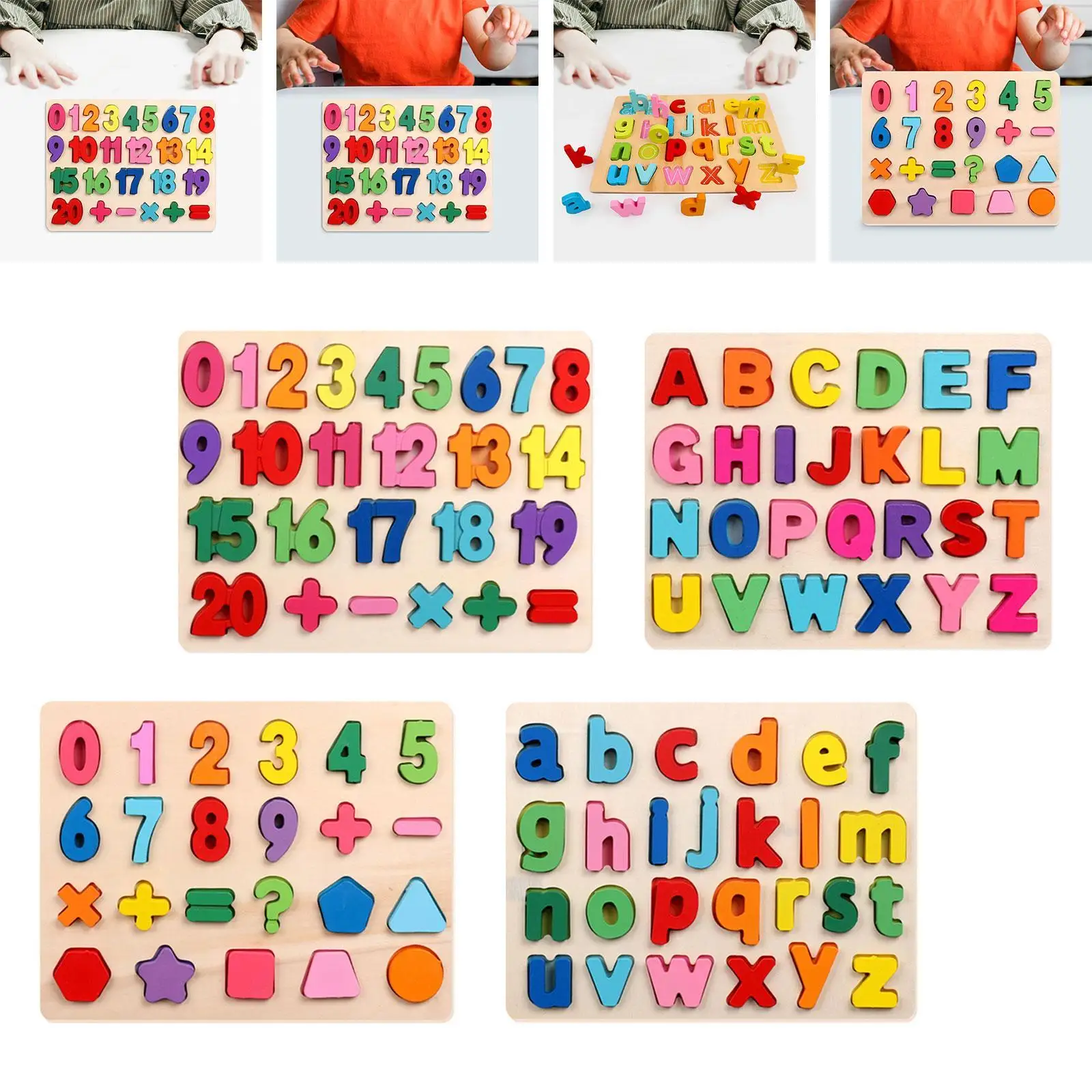 Wooden Game for Matching, Educational Activity for Kids, Travel Toy for Skill Development