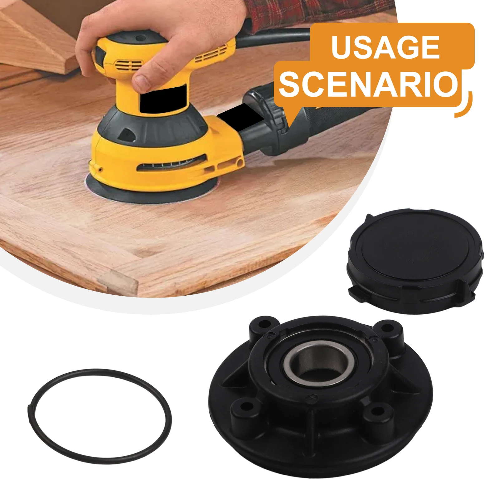 

Запасные части для эксцентриковой шлифовальной машины Random For Orbit Sander: корпус подшипника N329082 с сменным ремнем N430442 и торцевой заглушкой N329083