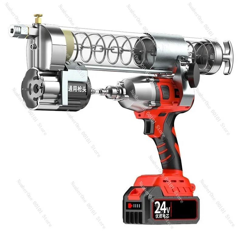 Electric Butter Gun, Rechargeable High-pressure Lithium Battery Device, Agricultural Machinery Application, Fully Automatic