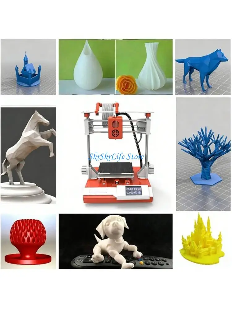 E65E 100x100x100mm Desktop 3D Printer Fast Printing Speed High Accuracy Miniature 3D Printing Machine For Beginner