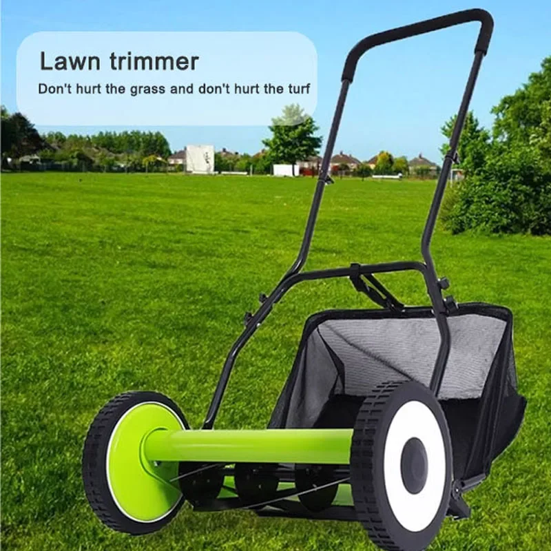 

16 E Inch Multifunction Lawn Mower Hand Push Pruning Machine Villa Garden Trimming Equipment Small Gardening Tools & Accesorries