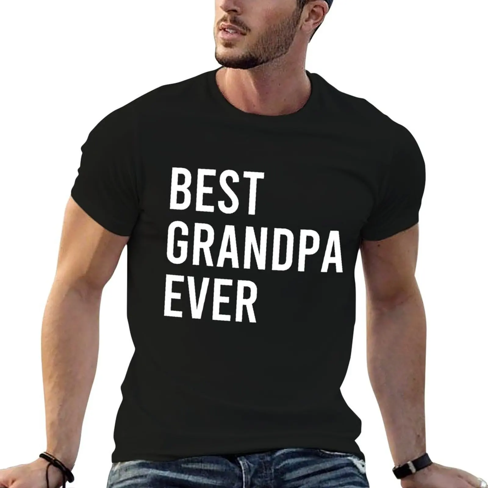 

Best Grandpa Ever T-Shirt street wear rapper graphic tees mens designer t shirt